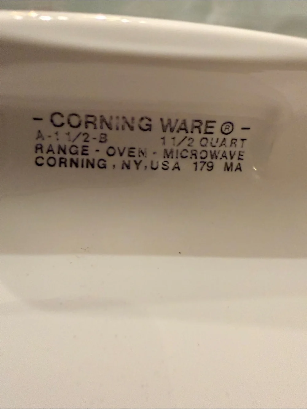 Vintage Corning Ware Blue Cornflower Casserole Dish A-1 1/2-B, No Lid 1.5 Qt